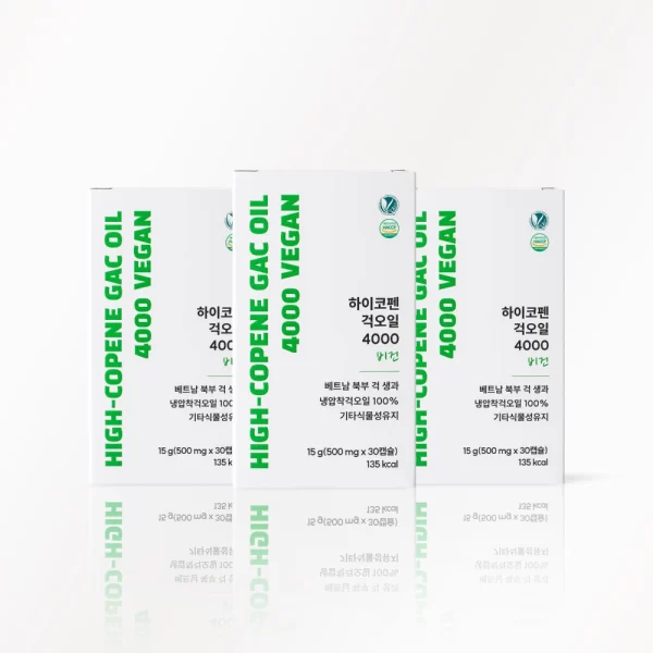 High-Copene GAC Oil 4000 Vegan - 3 Boxes